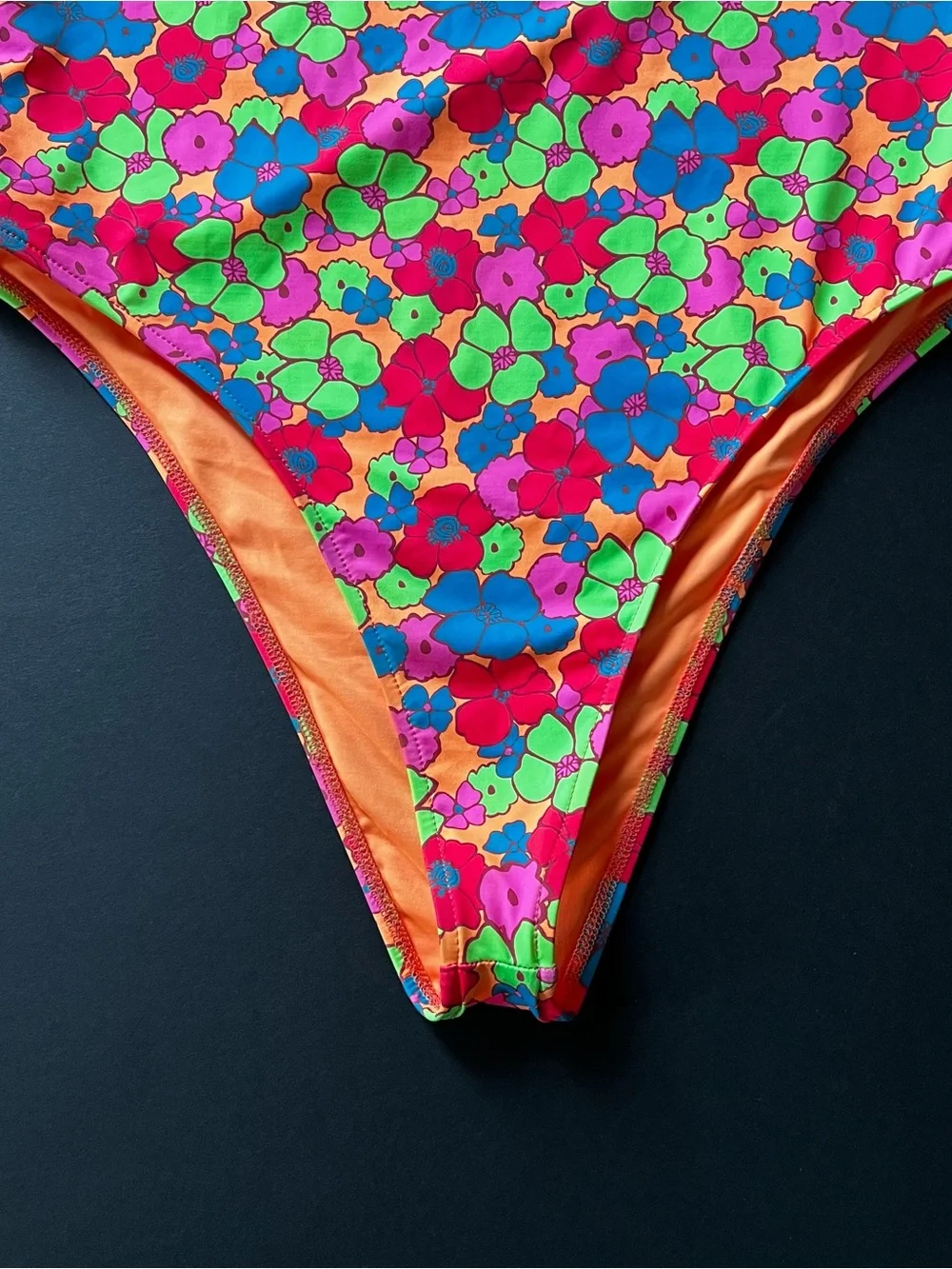 Frankie’s Bikinis Stella Strapless One Piece Swimsuit Multi Color Floral
